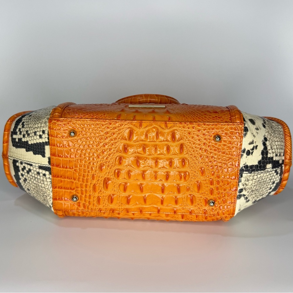 Brahmin Arden Satchel Marmalade Wynette Shoulder Bag Authentic Brand New Rare - Picture 10 of 10